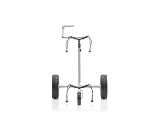 JuStar Carbon Light SET (incl. umbrella, scorecard holder, carry bag, el. parking brake) chariot électrique, titanium