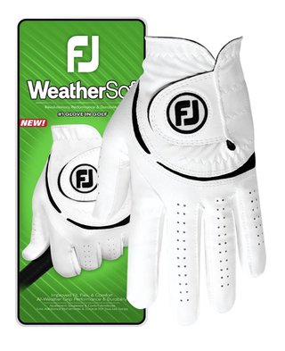 FootJoy WeatherSof 24 gant de golf homme, blanc