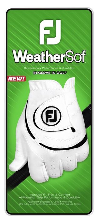 FootJoy WeatherSof 24 gant de golf homme, blanc