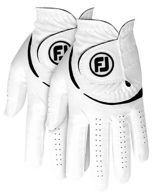 Footjoy FootJoy WeatherSof gants de golf homme (2 PACK), blanc
