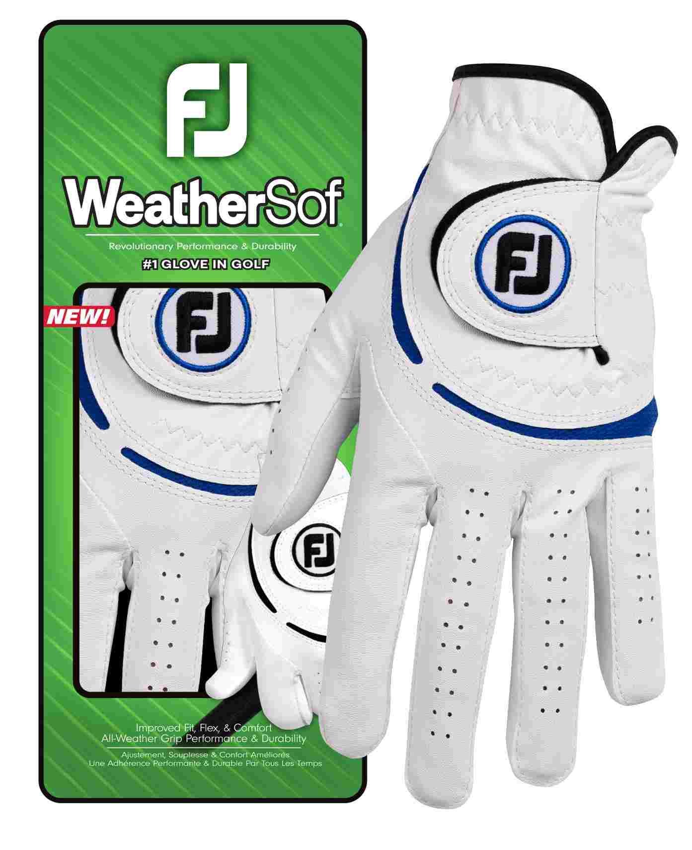 FootJoy WeatherSof 24 gant de golf homme, blanc