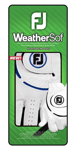 FootJoy WeatherSof 24 gant de golf homme, blanc