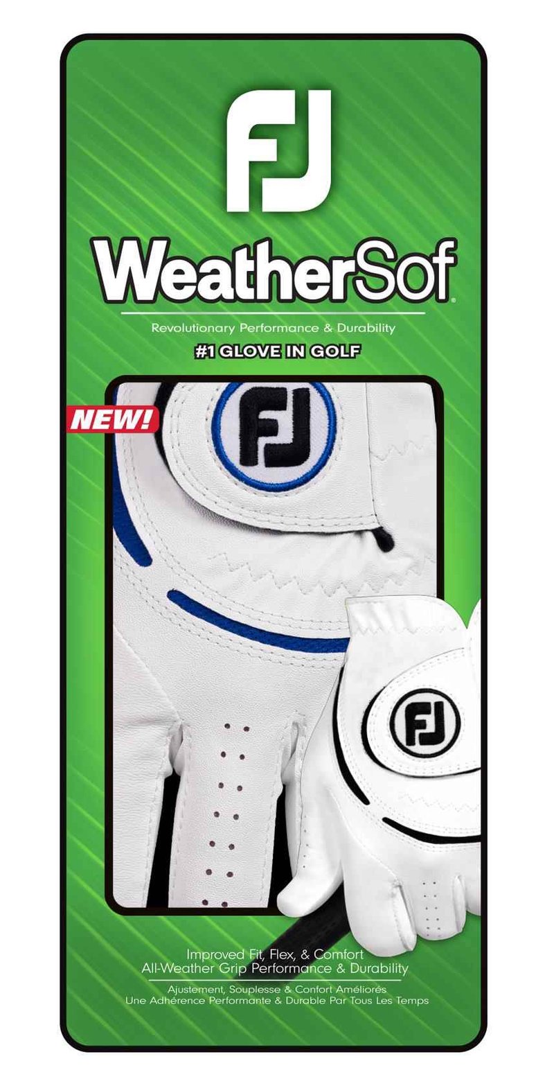 FootJoy WeatherSof 24 gant de golf homme, blanc