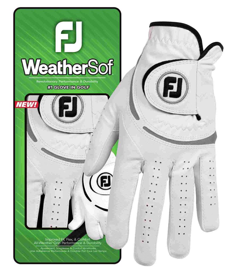 FootJoy WeatherSof 24 gant de golf homme, blanc