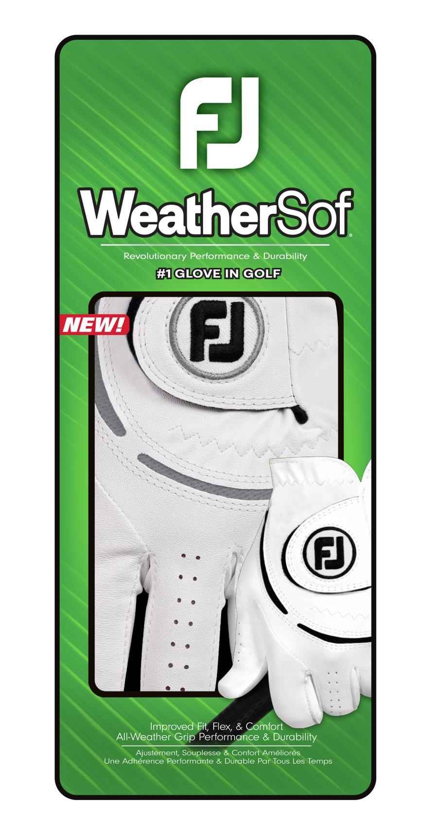 FootJoy WeatherSof 24 gant de golf homme, blanc