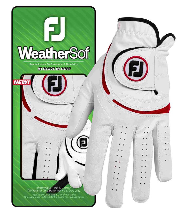 FootJoy WeatherSof 24 gant de golf homme, blanc