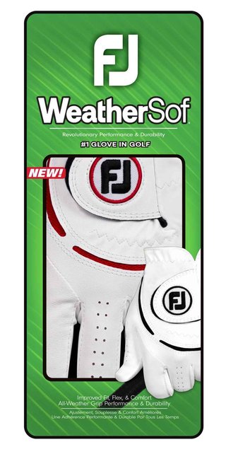 FootJoy WeatherSof 24 gant de golf homme, blanc