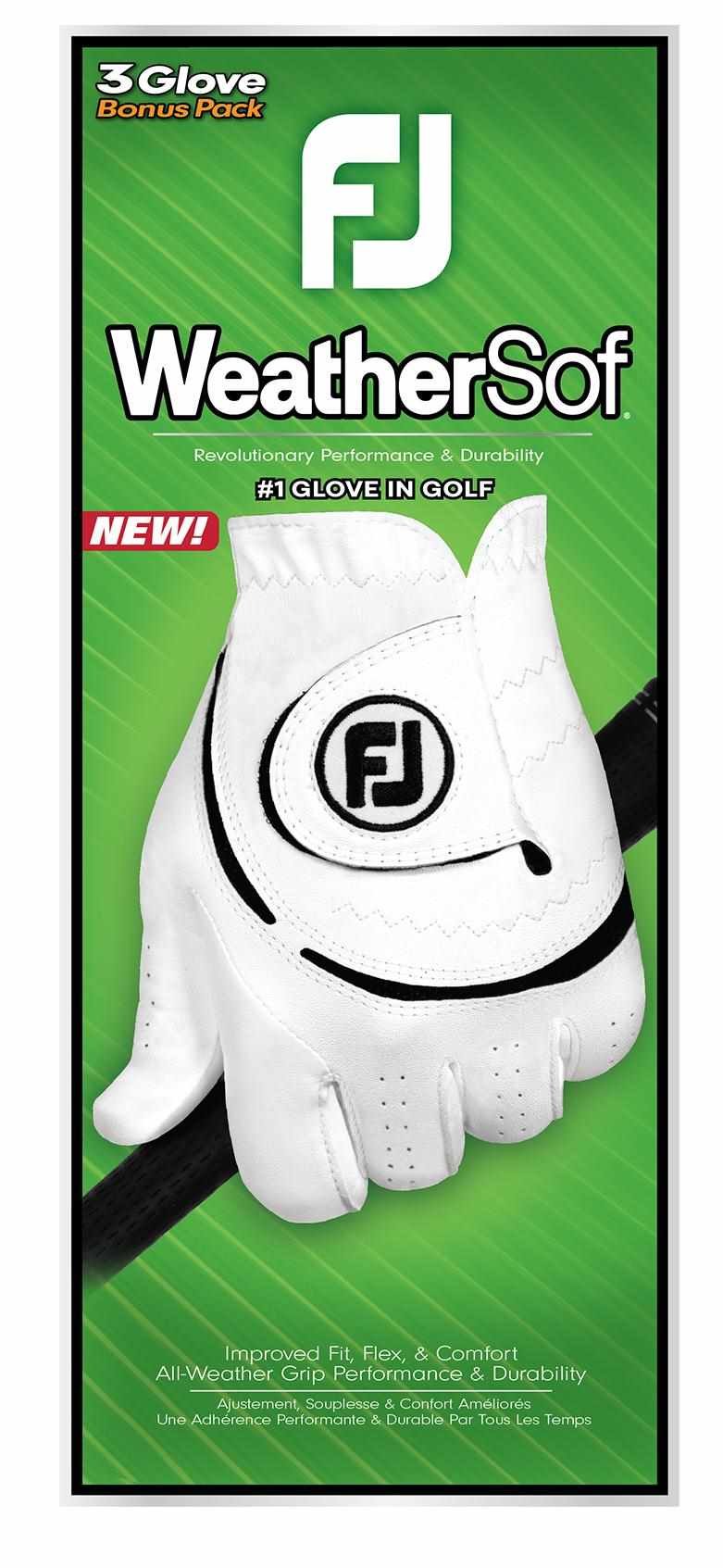 Footjoy FootJoy WeatherSof 24 gants de golf homme, blanc