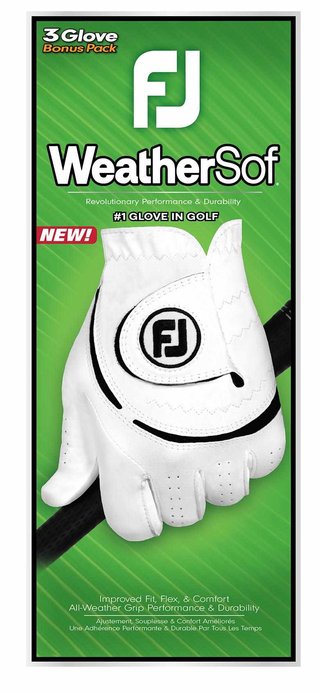 Footjoy FootJoy WeatherSof 24 gants de golf homme, blanc