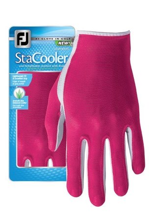 FootJoy StaCooler Assorted gant de golf femme, fuchsia