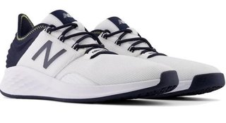 New Balance Fresh Foam ROAV chaussures de golf femme, blanc/marine