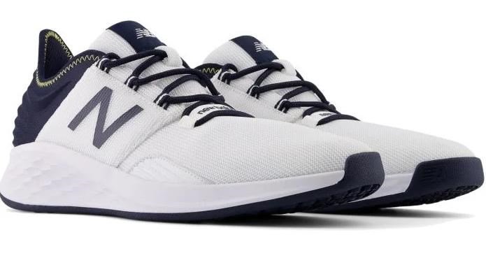 New Balance Fresh Foam ROAV chaussures de golf femme, blanc/marine