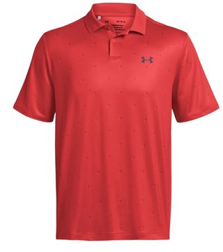 Under Armour Performance 3.0 Printed polo homme, red solstice/castlerock