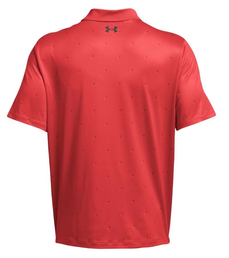 Under Armour Performance 3.0 Printed polo homme, red solstice/castlerock