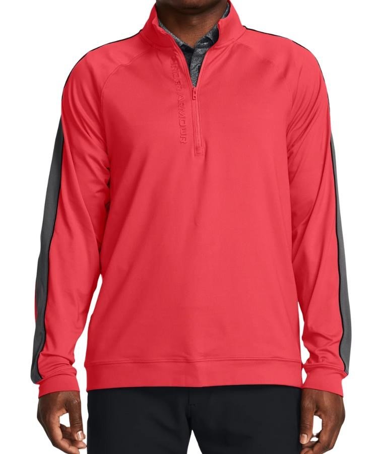 Under Armour Storm Midlayer 1/2 Zip sweat homme, red slstice/castelrock