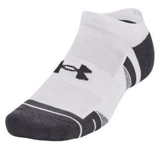 Under Armour Performance Tech chaussettes unisexe (3 paires), blanc/gris