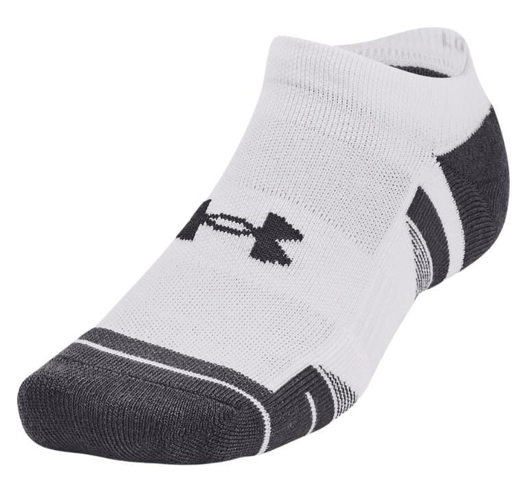 Under Armour Performance Tech chaussettes unisexe (3 paires), blanc/gris