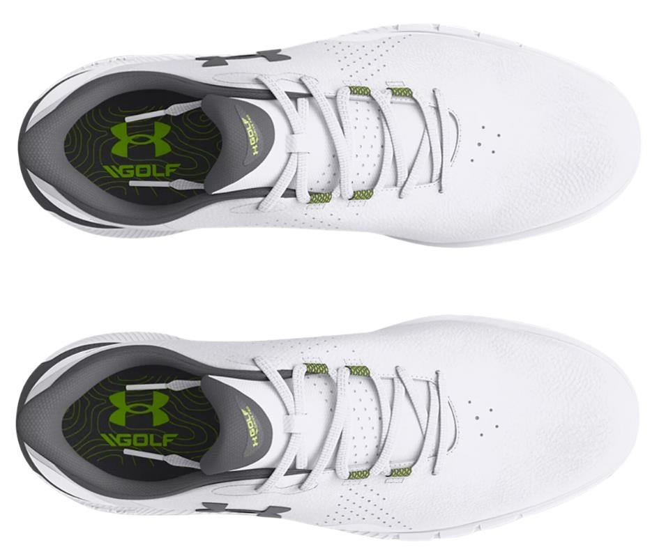Under Armour Drive Fade SL chaussures de golf homme, blanc/gris titan