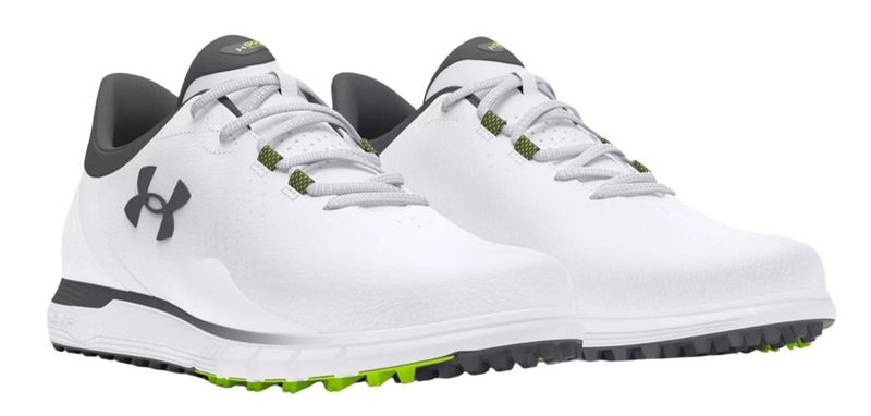 Under Armour Drive Fade SL chaussures de golf homme, blanc/gris titan
