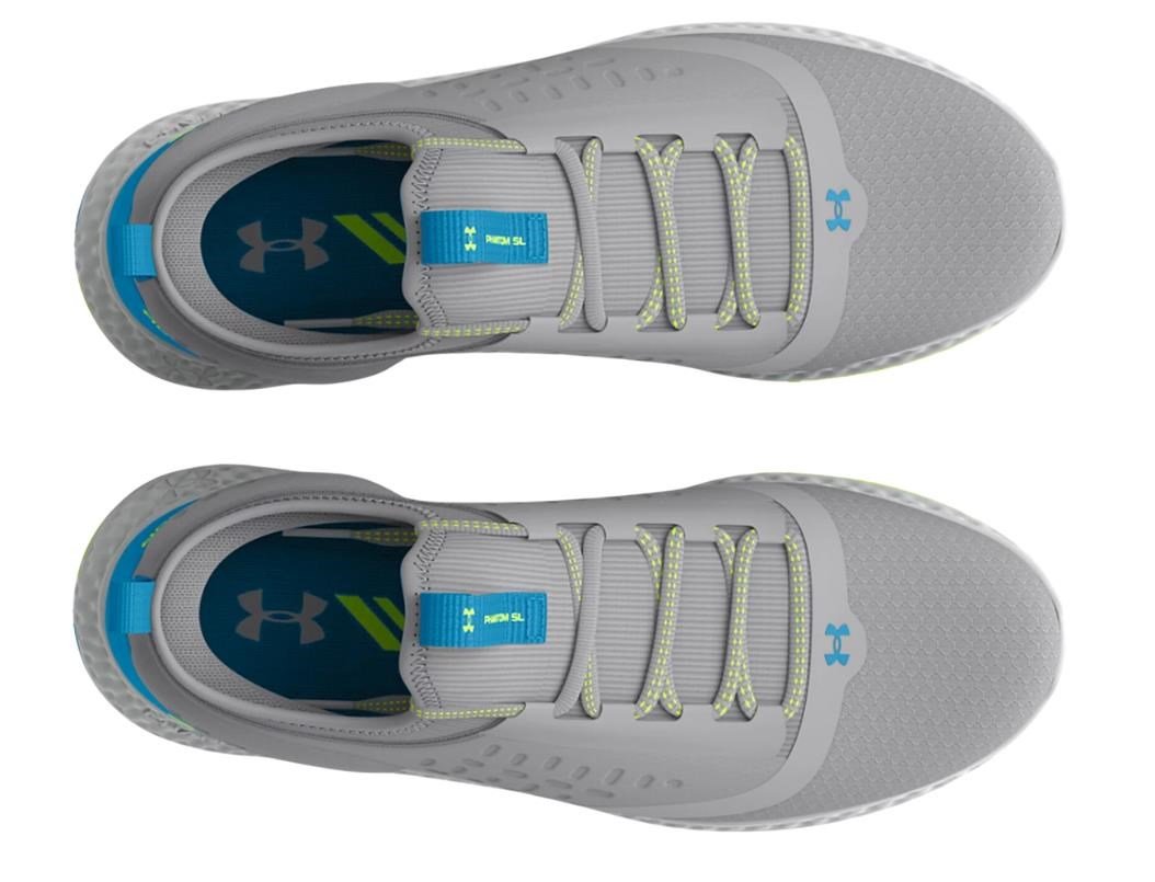 Under Armour GS Charged Phantom SL chaussures de golf junior, mod gray/capri