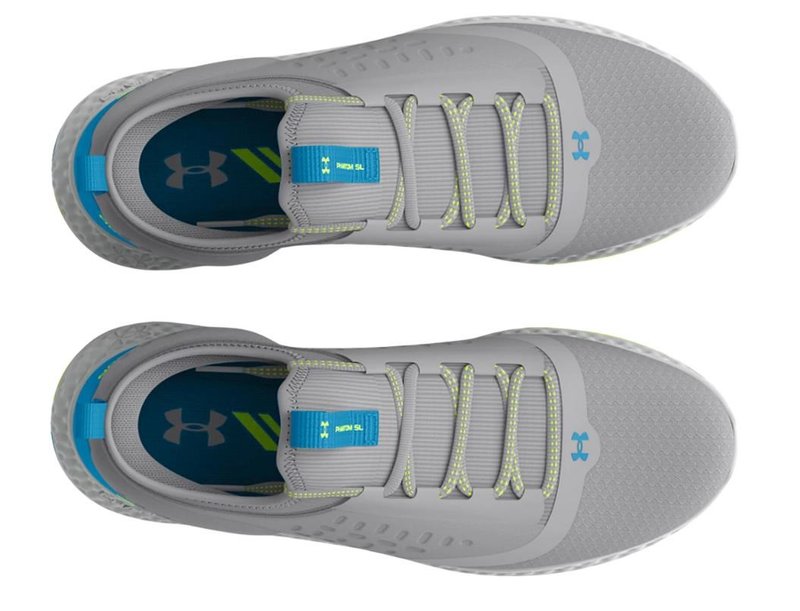 Under Armour GS Charged Phantom SL chaussures de golf junior, mod gray/capri