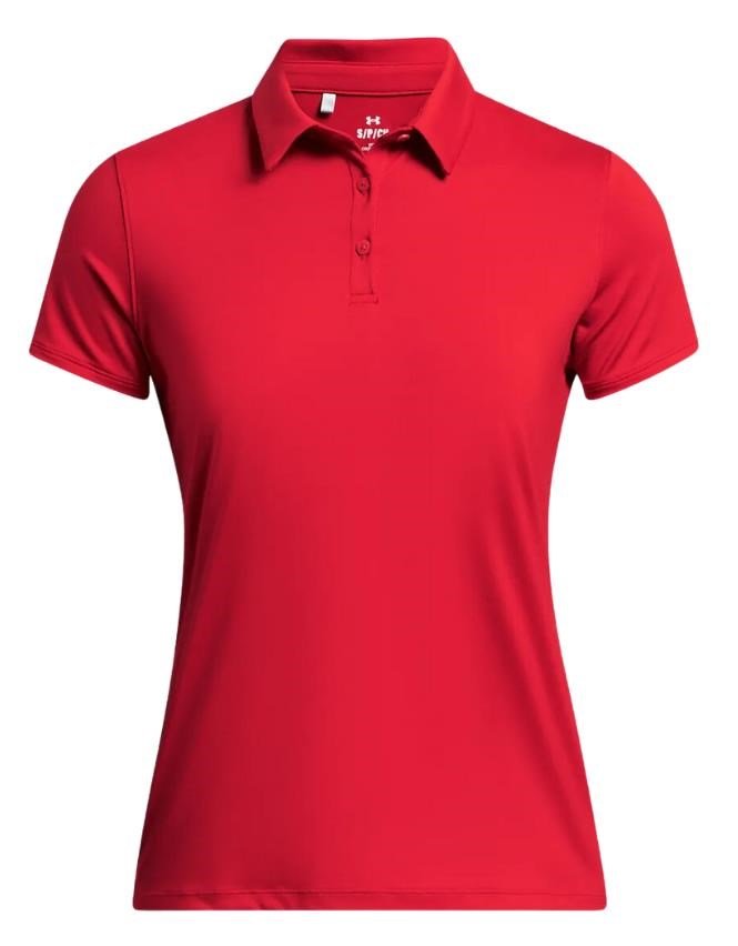 Under Armour T2G polo femme, rouge