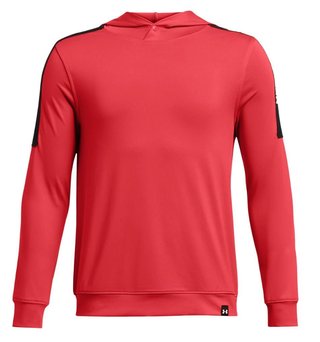 Under Armour Playoff junior sweat à capuche 2024, red solstice/black