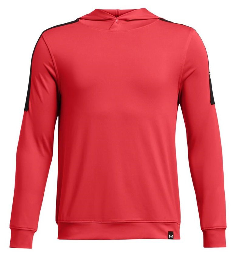 Under Armour Playoff junior sweat à capuche 2024, red solstice/black