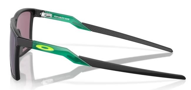Oakley Futurity Sun lunettes de soleil, Prizm Jade Lenses/Satin Black Frame