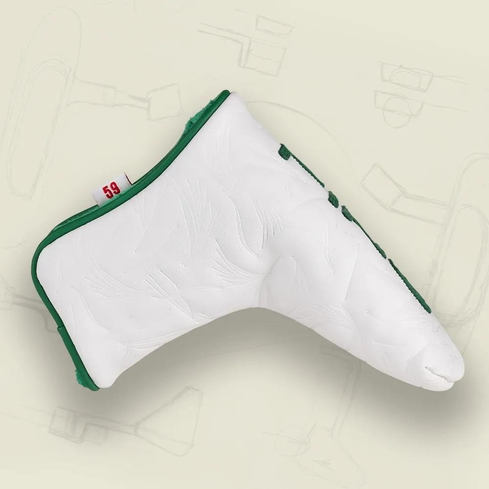 PING Golf Ping Looper Blade Putter Headcover, blanc/vert