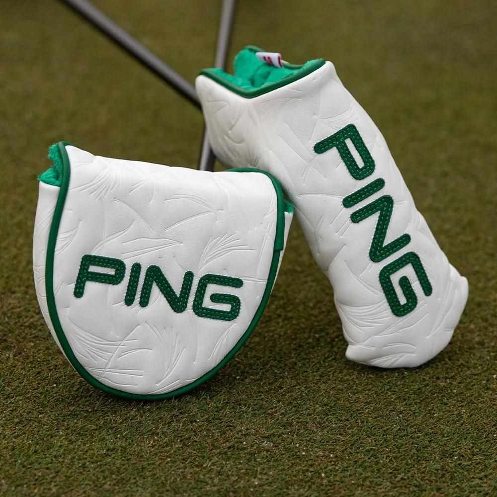 PING Golf Ping Looper Blade Putter Headcover, blanc/vert