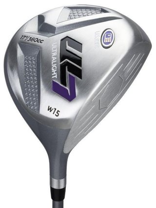 U.S. Kids Golf UL7-54 (137cm) W15 5-Club junior set de golf + stand bag, noir/violet