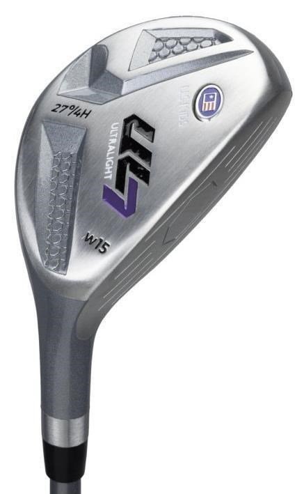U.S. Kids Golf UL7-54 (137cm) W15 5-Club junior set de golf + stand bag, noir/violet