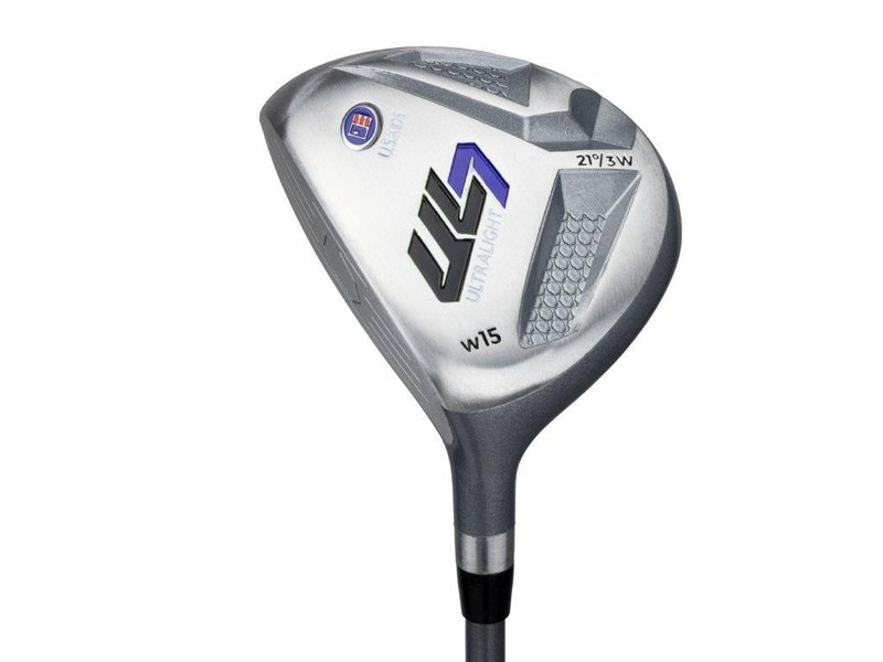 U.S. Kids Golf UL7-54 (137cm) W15 5-Club junior set de golf + stand bag, noir/violet