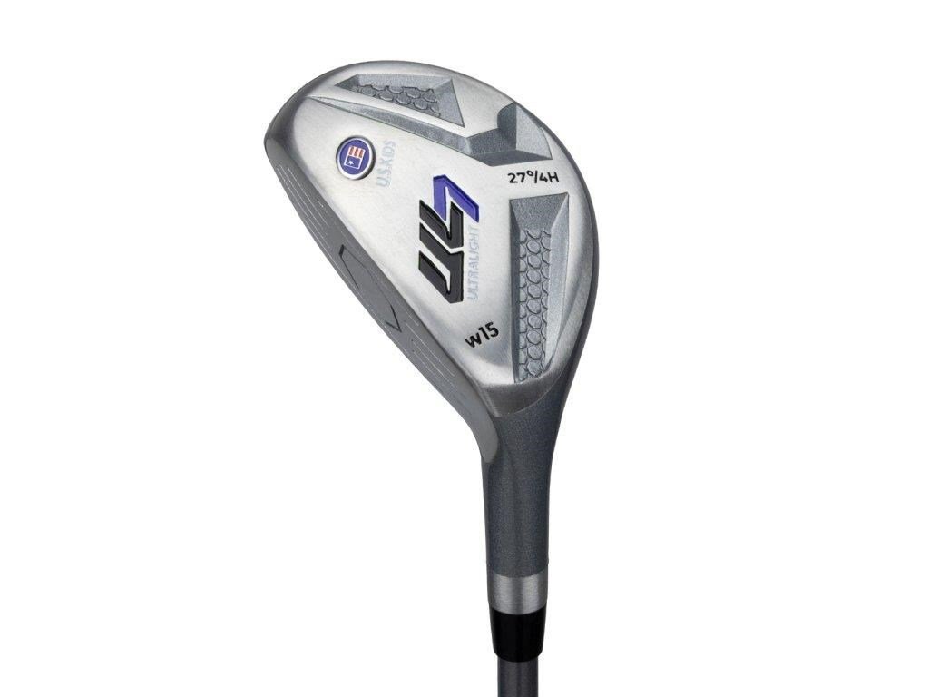 U.S. Kids Golf UL7-54 (137cm) W15 5-Club junior set de golf + stand bag, noir/violet