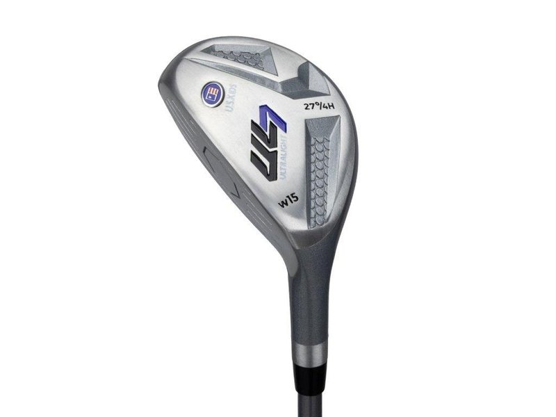 U.S. Kids Golf UL7-54 (137cm) W15 5-Club junior set de golf + stand bag, noir/violet