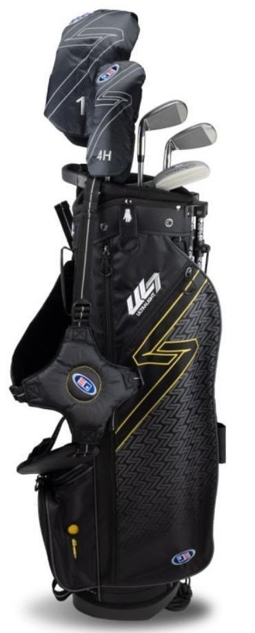 U.S. Kids Golf UL7-63 (160cm) W10 set de golf junior, graphite, + stand bag, noir/or