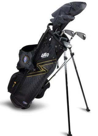 U.S. Kids Golf UL7-63 (160cm) W10 set de golf junior, graphite, + stand bag, noir/or
