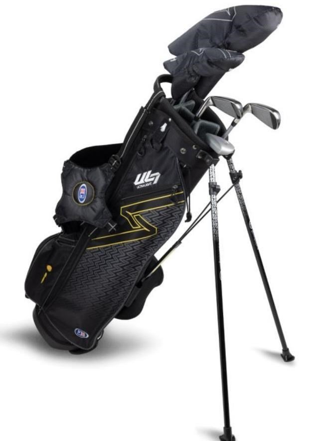 U.S. Kids Golf UL7-63 (160cm) W10 set de golf junior, graphite, + stand bag, noir/or