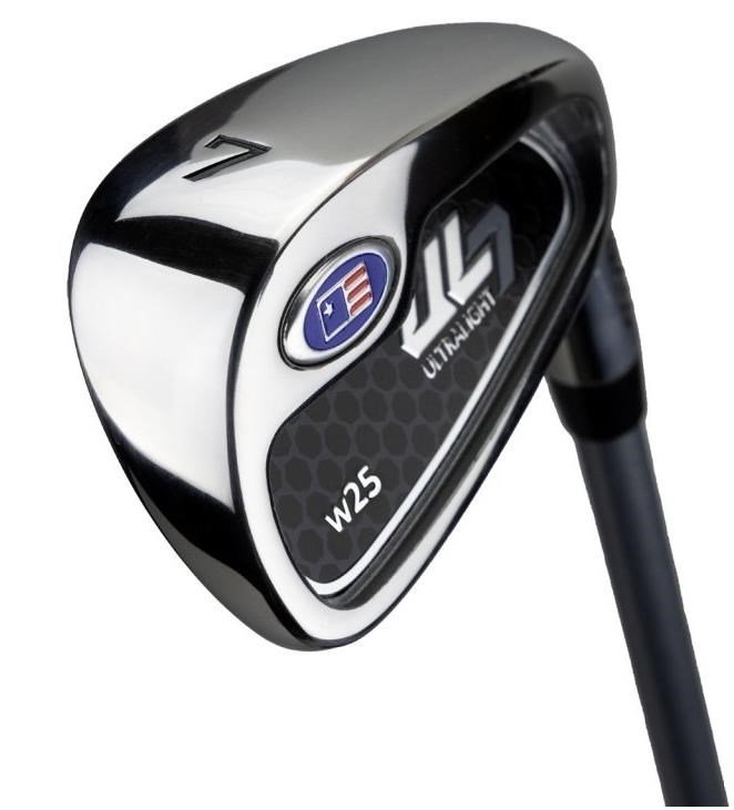 U.S. Kids Golf UL7-42 (107cm) W25 4-Club junior set de golf + stand bag, blanc/rose