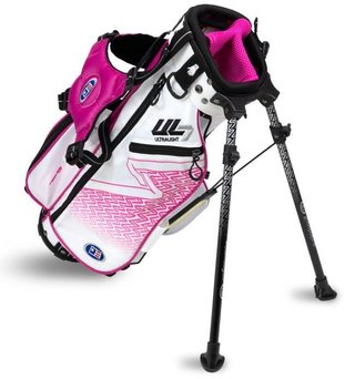 U.S. Kids Golf UL7-42 (107cm) W25 4-Club junior set de golf + stand bag, blanc/rose