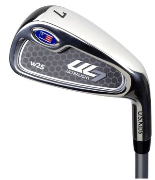 U.S. Kids Golf UL7-45 (114cm) W25 4-Club junior set de golf + stand bag, noir/bleu