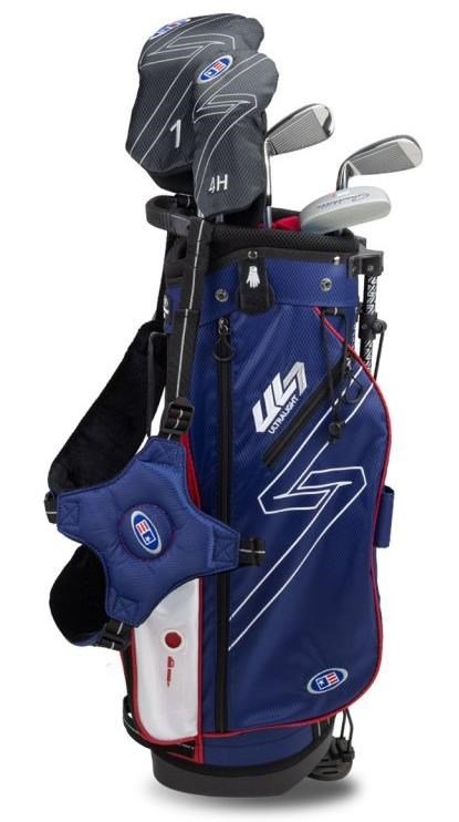 U.S. Kids Golf UL7-48 (122cm) W20 5-Club junior set de golf + stand bag, marine/rouge/blanc