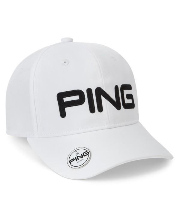 PING Ball Marker casquette homme, blanc - 3 PACK
