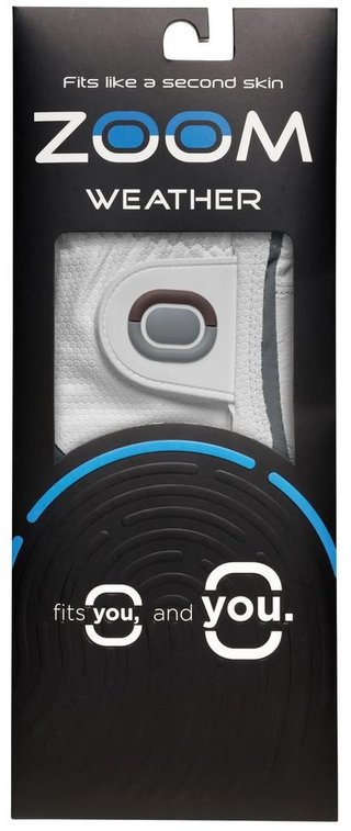 Zoom Zoom Weather gant de golf homme, blanc/argent