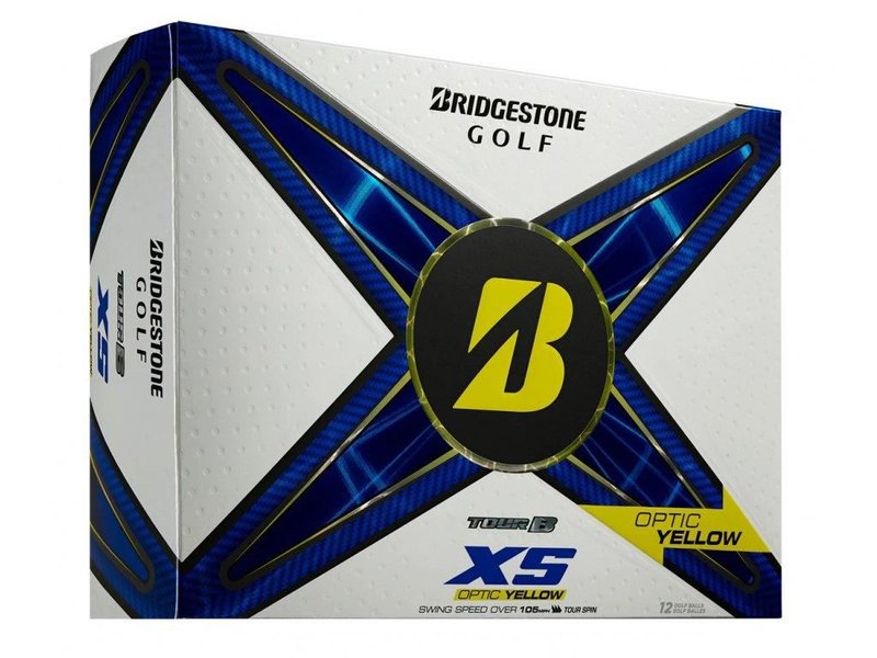 Bridgestone Tour B XS balles de golf, jaunes