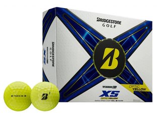 Bridgestone Tour B XS balles de golf, jaunes