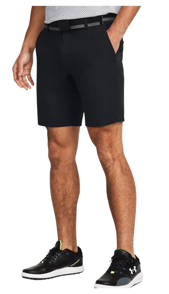 Under Armour Drive Taper short homme, noir/gris halo