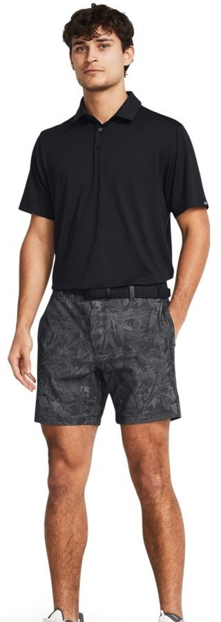 Under Armour Iso-Chill Printed 7 short homme, black/halo gray