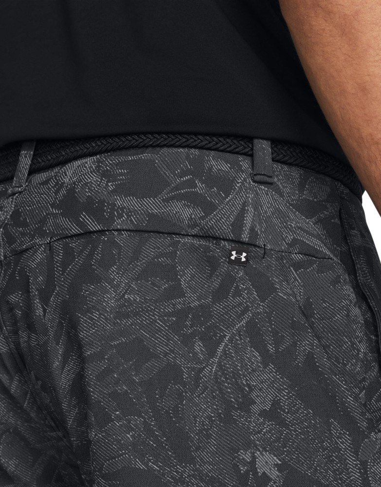 Under Armour Iso-Chill Printed 7 short homme, black/halo gray